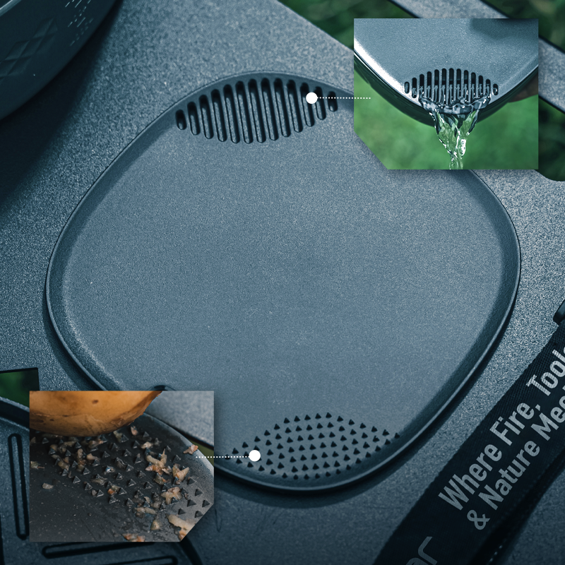 Rugged Sear All-in-One Camping Lunch Box & Cook Set